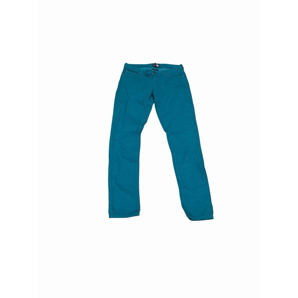VTG Y2K  Early‎ '00 The North Face teal green size 10 slim straight skinny jeans